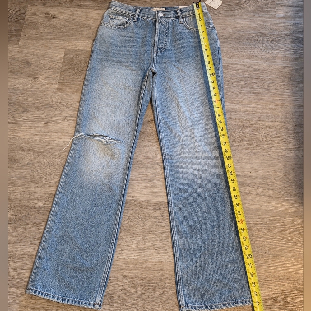 Free People Light Blue Boot Cut Jeans - Picture 3 of 9